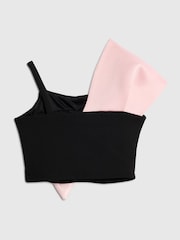 River Island Black Oversized Bow Top - Image 2 of 4