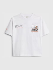 River Island OB Motocross Bear Car T-Shirt - Imagen 1 de 4