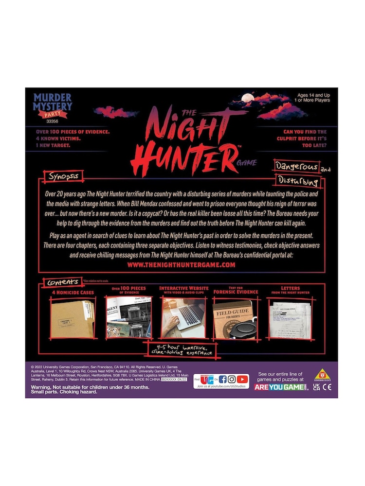 University Games Black The Night Hunter Game - Image 2 of 7 University Games Black The Night Hunter Game - Image 2 of 7