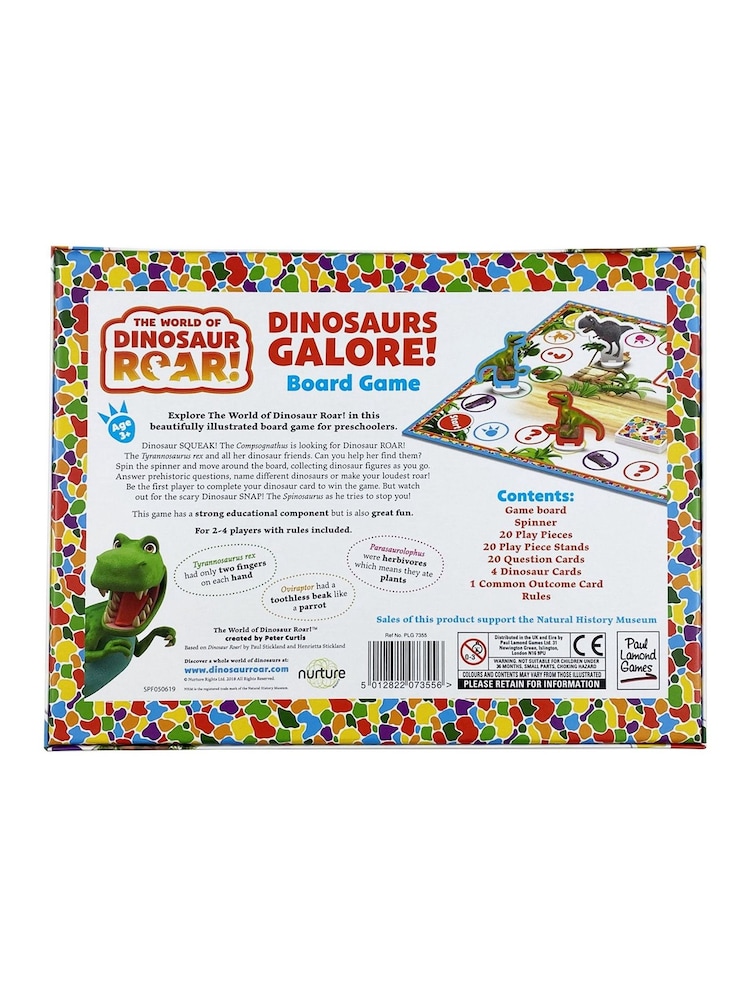 University Games Red Dino Roar Board Game - Image 2 of 4 University Games Red Dino Roar Board Game - Image 2 of 4