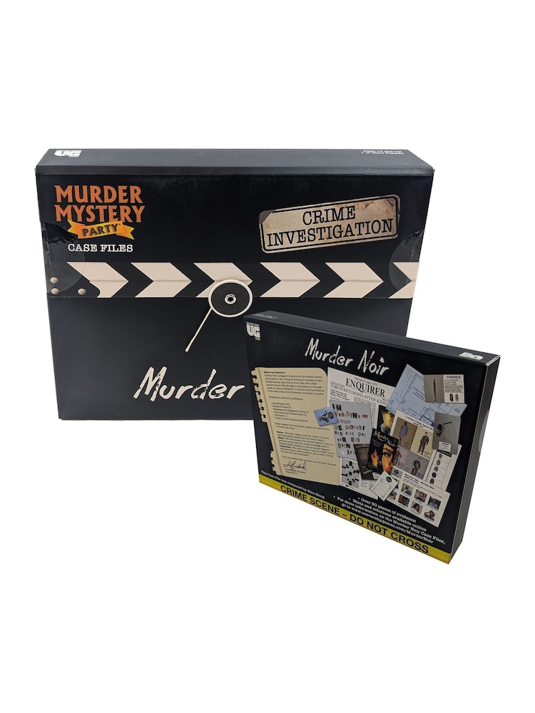 University Games Black Murder Mystery Party Case Files: Murder Noir - Image 1 of 4 University Games Black Murder Mystery Party Case Files: Murder Noir - Image 1 of 4