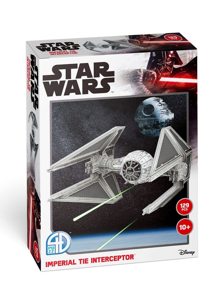 University Games Grey Star Wars Imperial TIE Interceptor - Image 1 of 4 University Games Grey Star Wars Imperial TIE Interceptor - Image 1 of 4