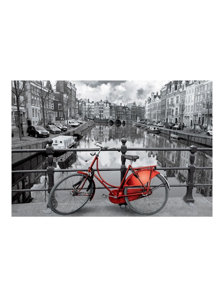 University Games Natural Amsterdam - Black & White 3000pc Puzzle - Image 2 of 4