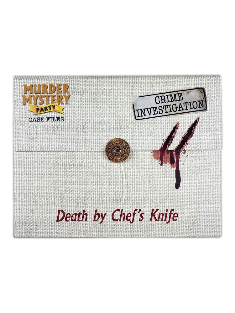 University Games Natural Murder Mystery Case Files - Death by Chef's Knife - Image 1 of 4 University Games Natural Murder Mystery Case Files - Death by Chef's Knife - Image 1 of 4