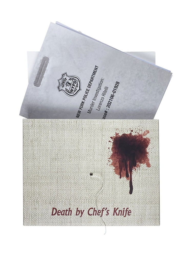 University Games Natural Murder Mystery Case Files - Death by Chef's Knife - Image 2 of 4 University Games Natural Murder Mystery Case Files - Death by Chef's Knife - Image 2 of 4