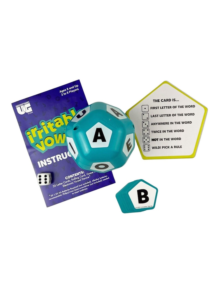 University Games Blue Irritable Vowels Board Game - Image 3 of 3 University Games Blue Irritable Vowels Board Game - Image 3 of 3