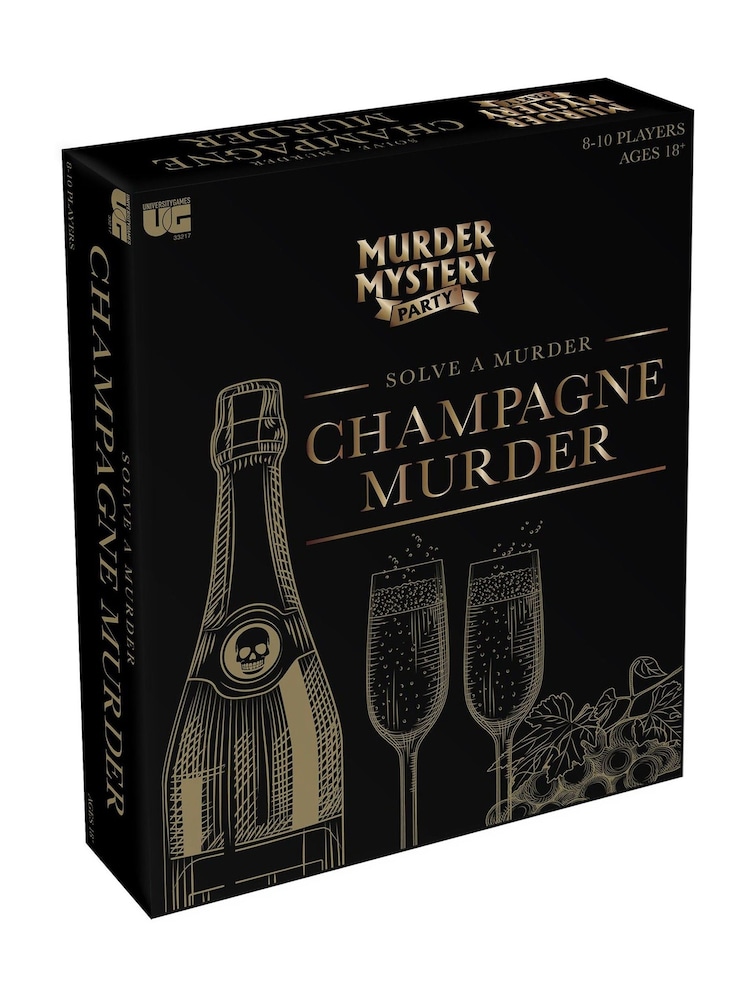 University Games Black Champagne Murders Mystery Dinner Party - Image 1 of 3 University Games Black Champagne Murders Mystery Dinner Party - Image 1 of 3