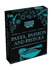 University Games Black Pasta Passion and Pistols Murder Mystery Dinner Party - Image 1 of 3