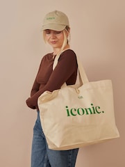 Made Yours Personalised Cotton Canvas Slogan Tote Bag - Image 1 of 2