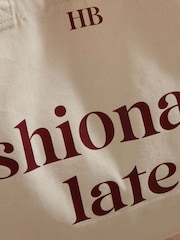 Made Yours Personalised Slogan Cotton Canvas Tote Bag - Image 2 of 2