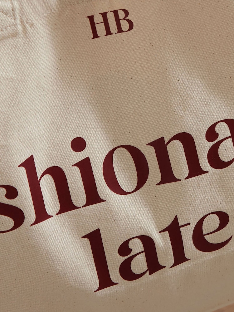 Made Yours Personalised Slogan Cotton Canvas Tote Bag - Image 2 of 2 Made Yours Personalised Slogan Cotton Canvas Tote Bag - Image 2 of 2