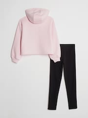 River Island Pink Iconic Girl Hoodie & Leggings Set - Image 2 of 5