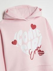 River Island Pink Iconic Girl Hoodie & Leggings Set - Image 4 of 5