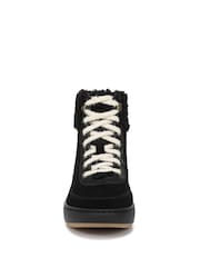 Schwarz - Vionic Olympia Regular Fit Arch Support Lace-Up Boots - Bild 5 von 7