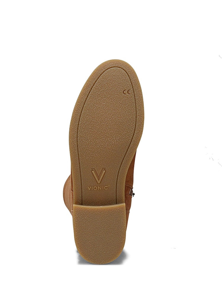 Vionic Brown Rochelle Wide Fit Arch Support Knee High Boots - Image 7 of 7 Vionic Brown Rochelle Wide Fit Arch Support Knee High Boots - Image 7 of 7