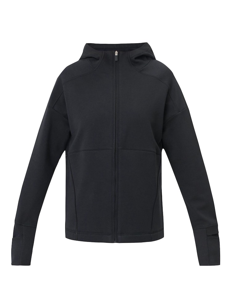 Sweaty Betty Black Tempo Train Zip Up Hoodie - Image 7 of 7 Sweaty Betty Black Tempo Train Zip Up Hoodie - Image 7 of 7
