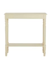 Interiors by Premier White Heritage Ivory Rectangular Console Table - Image 2 of 6