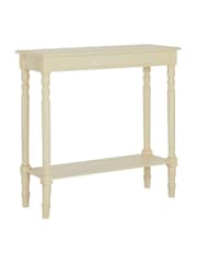 Interiors by Premier White Heritage Ivory Rectangular Console Table - Image 3 of 6