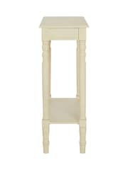Interiors by Premier White Heritage Ivory Rectangular Console Table - Image 4 of 6