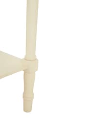 Interiors by Premier White Heritage Ivory Rectangular Console Table - Image 5 of 6