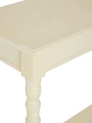 Interiors by Premier White Heritage Ivory Rectangular Console Table - Image 6 of 6