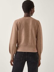 Monsoon Cream Simmi Sequin Cardigan - Image 2 of 4