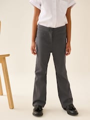 Grey Bootcut Stretch School Trousers (3-18yrs) - Image 1 of 8