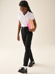 Black Longer Length Senior Straight Leg School Trousers (9-18yrs) - Image 4 of 8