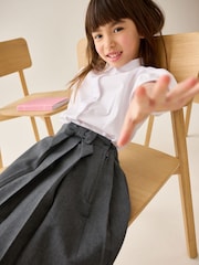 Grey Bow Pleated School Skirt (3-16yrs) - Image 3 of 8