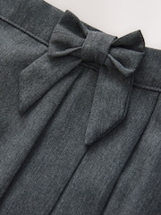 Grey Bow Pleated School Skirt (3-16yrs) - Image 7 of 8