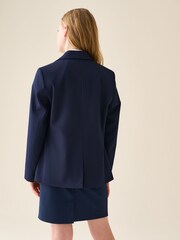 Темно-синий - Senior School Blazer (9-18yrs) - Изображение 3 4