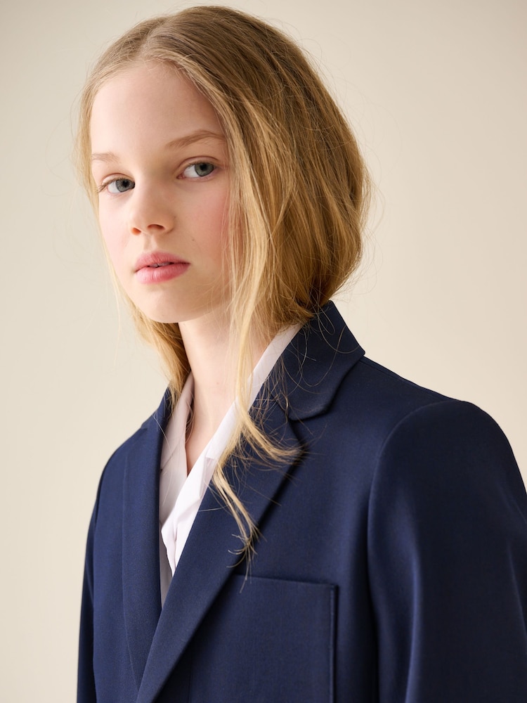 Темно-синий - Senior School Blazer (9-18yrs) - Изображение 4 4 Темно-синий - Senior School Blazer (9-18yrs) - Изображение 4 4