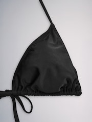 Schwarz, Braun und Rost - The Set – 3er-Pack Bikini-Tops mit Bindung - Bild 11 von 12