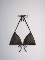 Schwarz, Braun und Rost - The Set – 3er-Pack Bikini-Tops mit Bindung - Bild 8 von 12