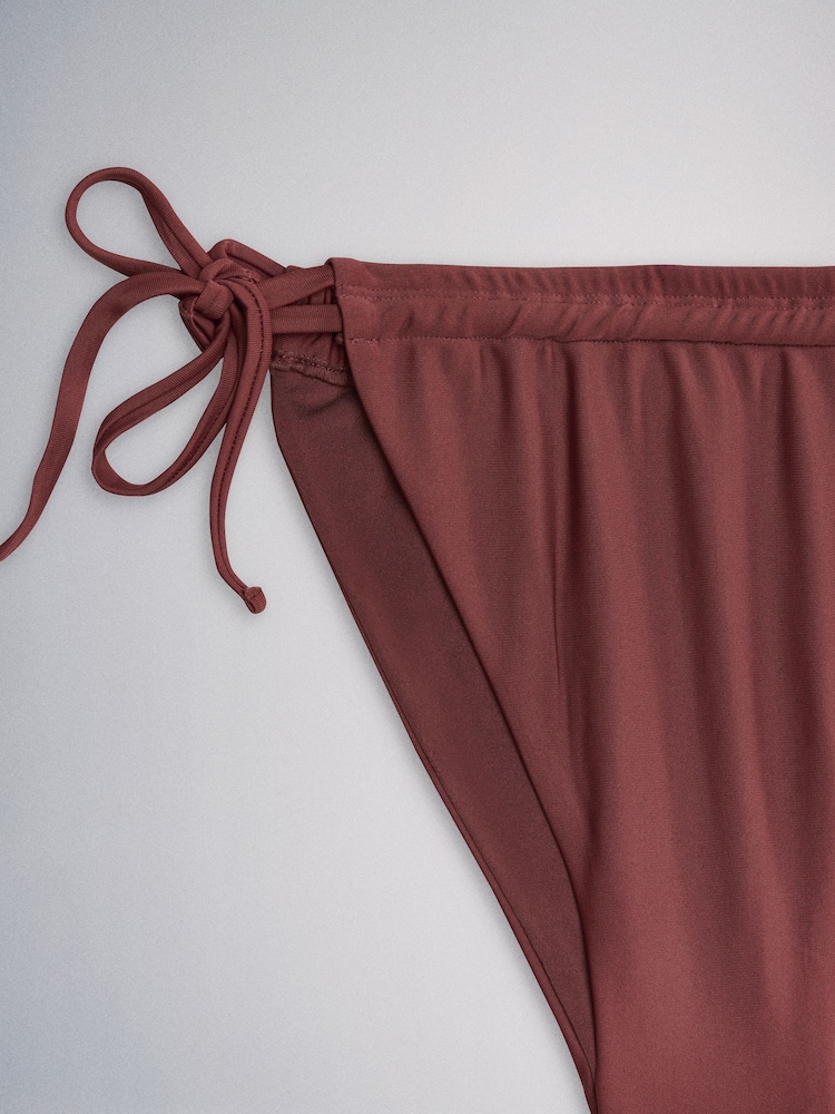 The Set High Leg 3 Pack Tie Bikini Bottoms Black/Brown/Rust - Image 15 of 15 The Set High Leg 3 Pack Tie Bikini Bottoms Black/Brown/Rust - Image 15 of 15