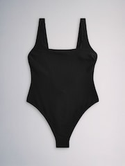 The Set 3 Pack Squared Scoop Neck Swimsuit Black/Green - Image 3 of 9