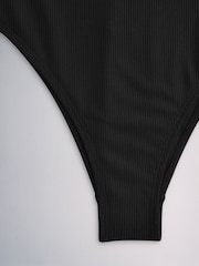 The Set 3 Pack Squared Scoop Neck Swimsuit Black/Green - Image 6 of 9