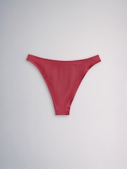 The Set High Leg 3 Pack Bikini Bottoms Red/Navy - Image 12 of 14