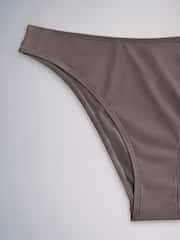 The Set High Leg 3 Pack Bikini Bottoms Plum/Grey - Image 11 of 11