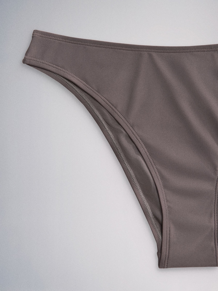 The Set High Leg 3 Pack Bikini Bottoms Plum/Grey - Image 11 of 11 The Set High Leg 3 Pack Bikini Bottoms Plum/Grey - Image 11 of 11