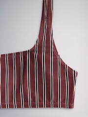 The Set 3 Pack Crop Bikini Tops Brown/Khaki - Image 12 of 13