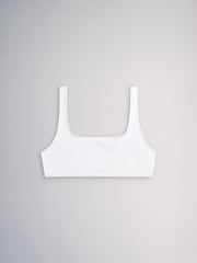 The Set 3 Pack Crop Bikini Tops White/Blue - Image 5 of 6