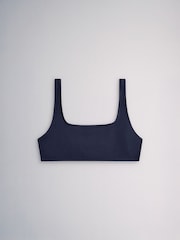 The Set 3 Pack Crop Bikini Tops White/Blue - Image 6 of 6