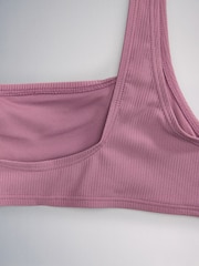 The Set 3 Pack Crop Bikini Tops Pink/Grey - Image 13 of 13