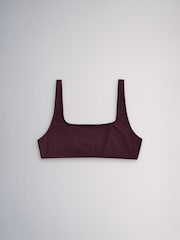 The Set 3 Pack Crop Bikini Tops Pink/Grey - Image 5 of 13