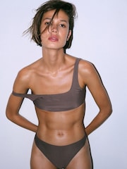 The Set 3 Pack Crop Bikini Tops Pink/Grey - Image 9 of 13