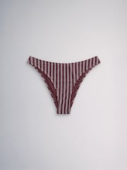 The Set High Leg 3 Pack Bikini Bottoms Brown/Khaki - Image 10 of 12