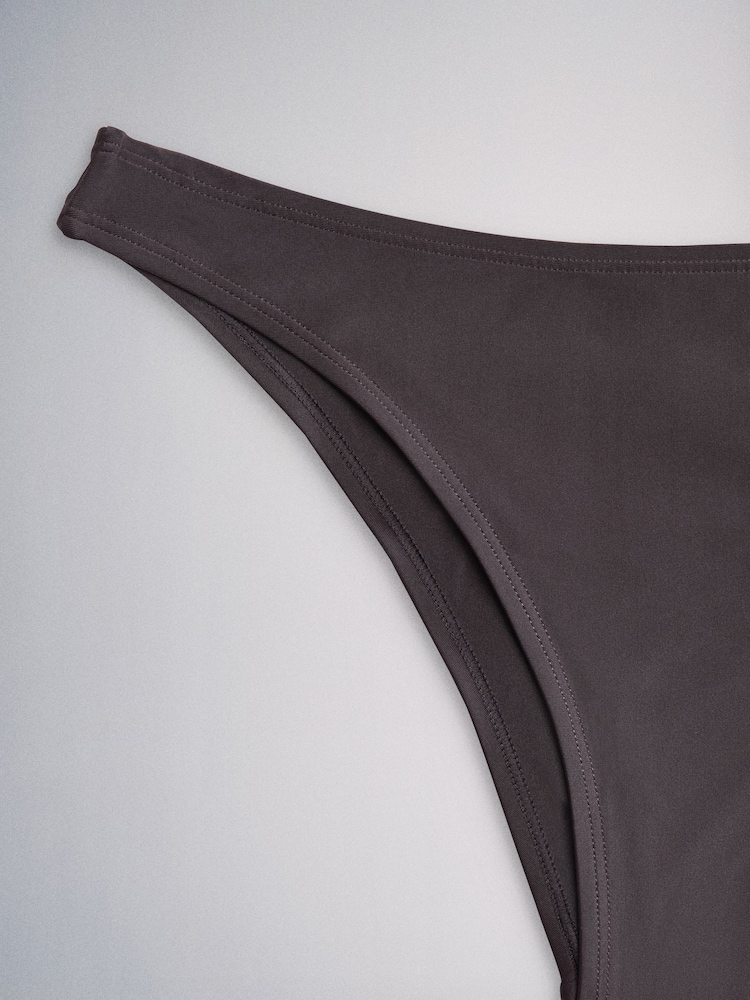 The Set High Leg 3 Pack Bikini Bottoms Brown/Khaki - Image 12 of 12