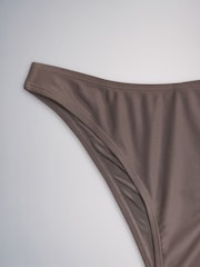 The Set High Leg 3 Pack Bikini Bottoms Pink/Grey - Image 11 of 11