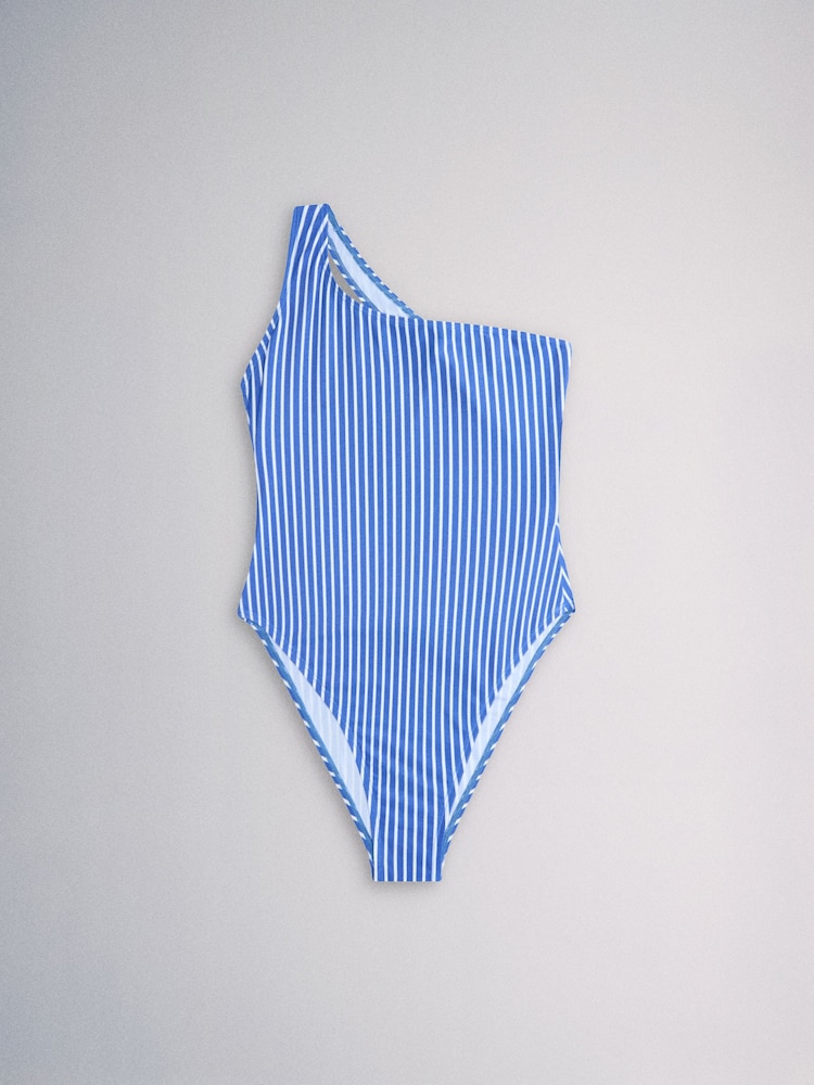 Rouge/Marine - The Set 3 Maillots de bain une épaule - Image 6 de 6